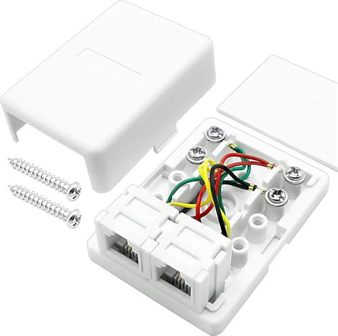 rj11 telephone junction box|Amazon.com: Rj11 Surface Mount.